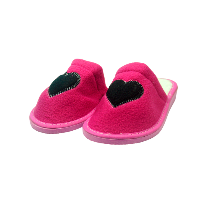 [40927] PANTUFLA ALGODON CORAZON 35-36