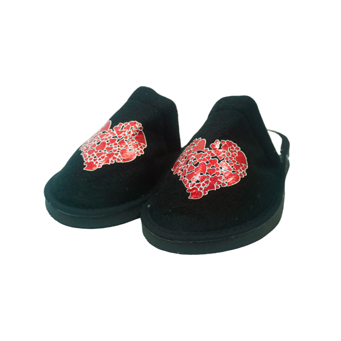 [40931] PANTUFLA DAMA POLAR ESTAMPADA 37-38