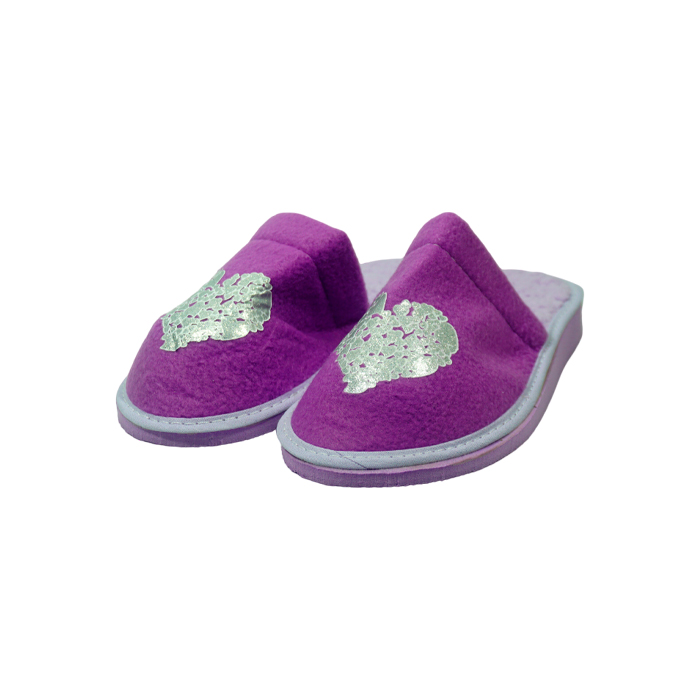 [40931] PANTUFLA DAMA POLAR ESTAMPADA 37-38