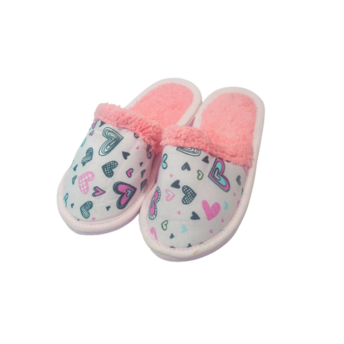 [40936] PANTUFLA ESTAMPADA CON CORDERITO 35-36