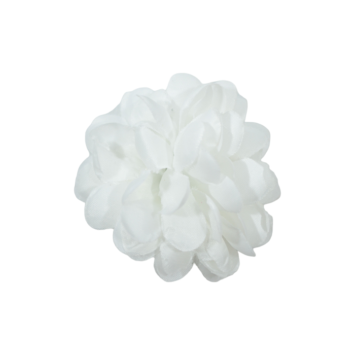 [BRO1102] BROCHE FLOR MEDIANO TELA 