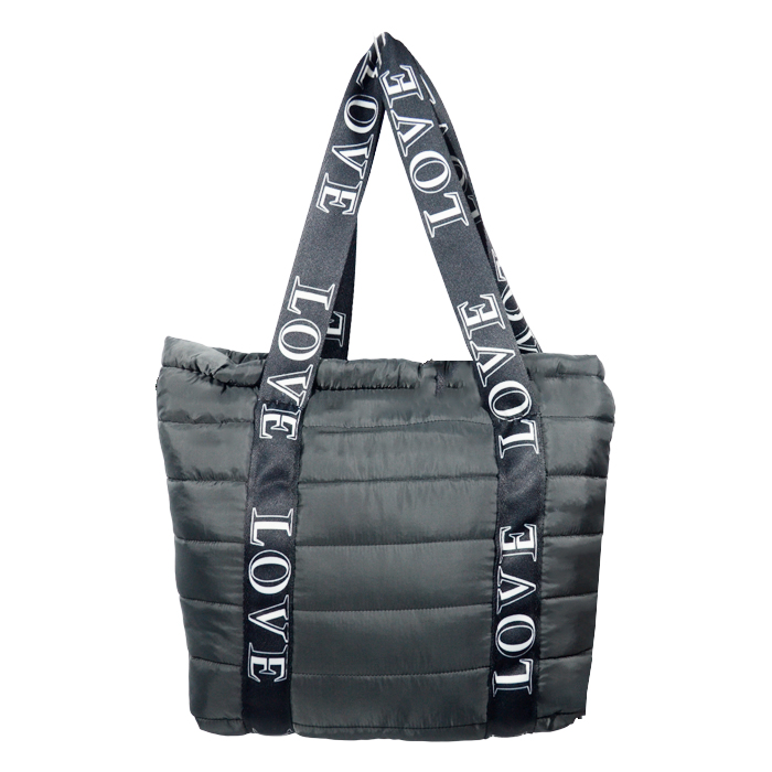 [41540] BOLSO PUFFER C/ CORREA ESTAMPADA