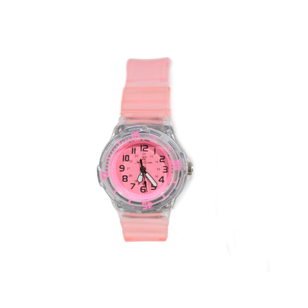 [41686] RELOJ SUMERGIBLE MALLA SILICONA TRANSPARENTE 