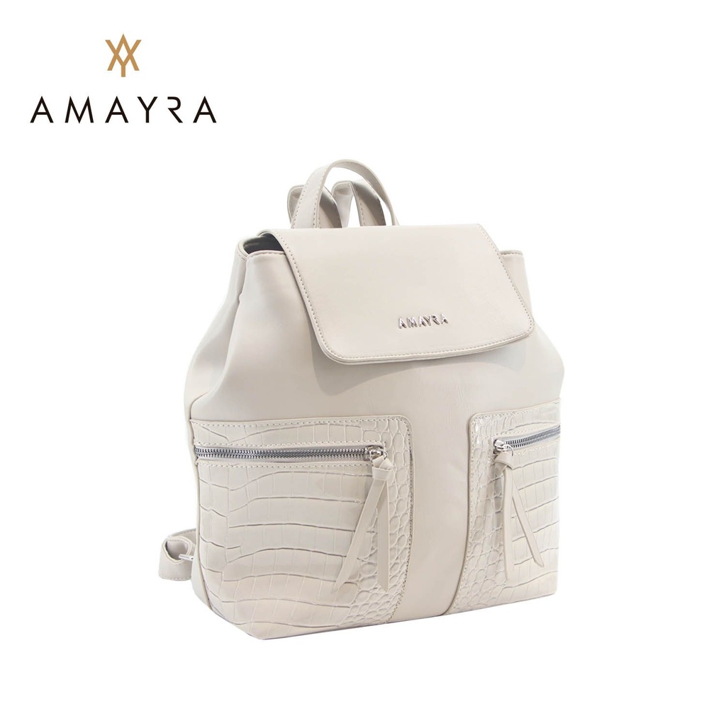 [41862] MOCHILA DOBLE BOLSILLO DELANTERO AMAYRA