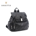 [41863] MOCHILA AMAYRA TEXTURADA MULTIBOLSILLO