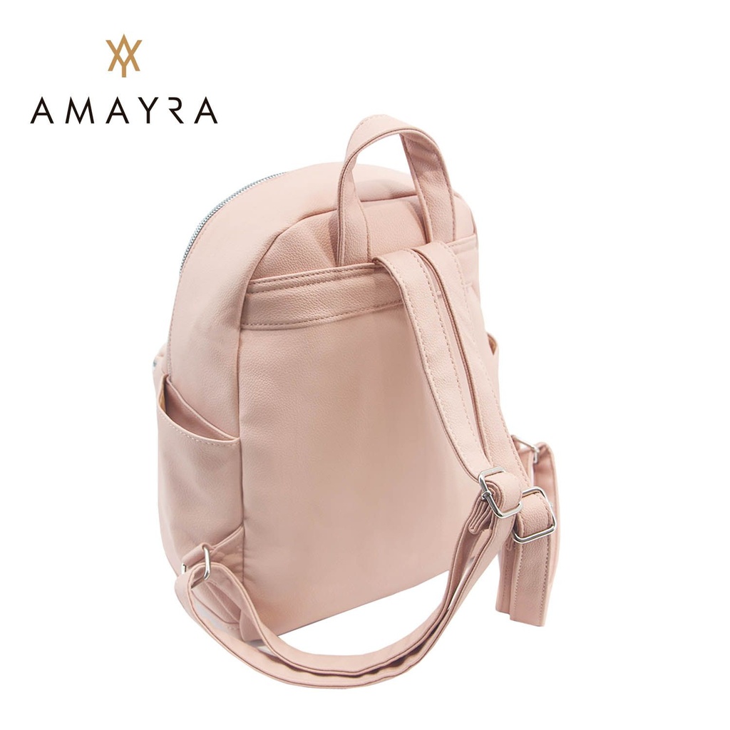 [41874] MOCHILA AMAYRA BOLSILLO CURVO FRONTAL