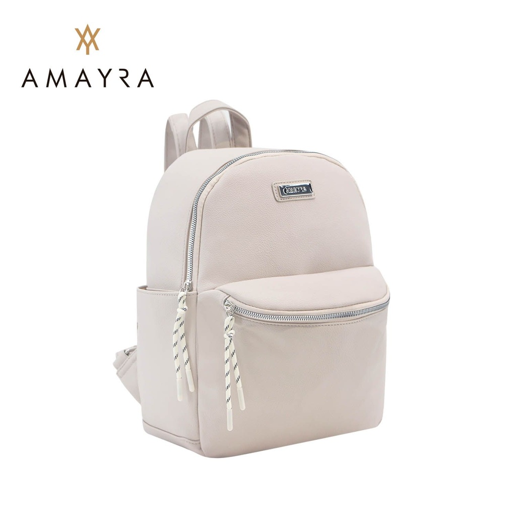 [41874] MOCHILA AMAYRA BOLSILLO CURVO FRONTAL