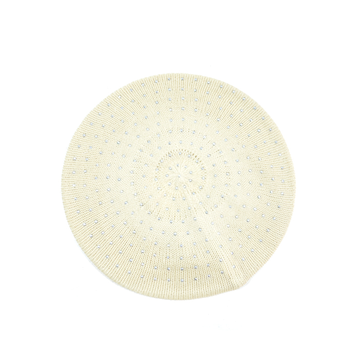 [0109] BOINA TEJIDA CON TACHAS