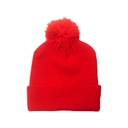 [40957] GORRO DE LANA CON POMPON