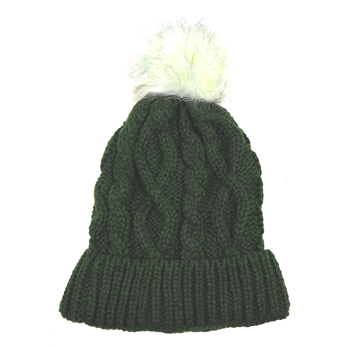 [10883] GORRO DE LANA CON POMPON