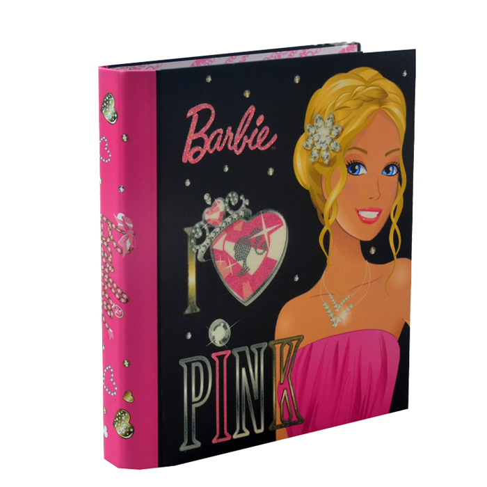 [13566] CARPETA 3 ANILLOS CARTONE BARBIE