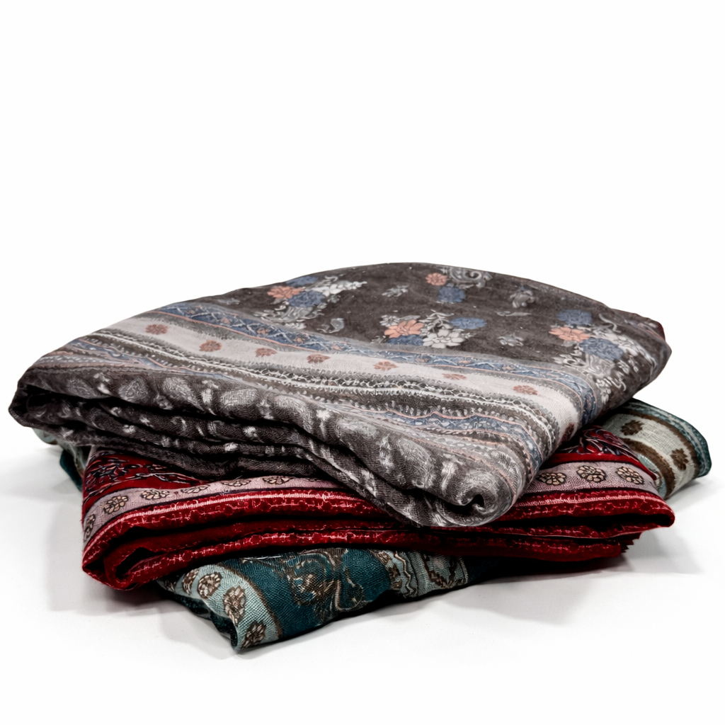 [35814] PAÑUELO RECTANGULAR ESTAMPADO