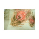 [32813] CHALINA PLUMAS CON BORLAS 105X108CM