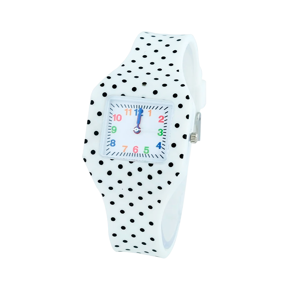 RELOJ MALLA SILICONA CUADRADO