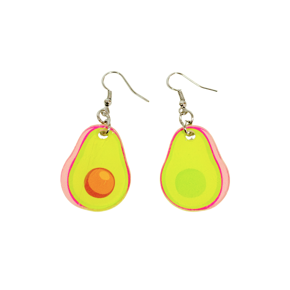 AROS DE ACRILICO CON FORMA DE PALTA
