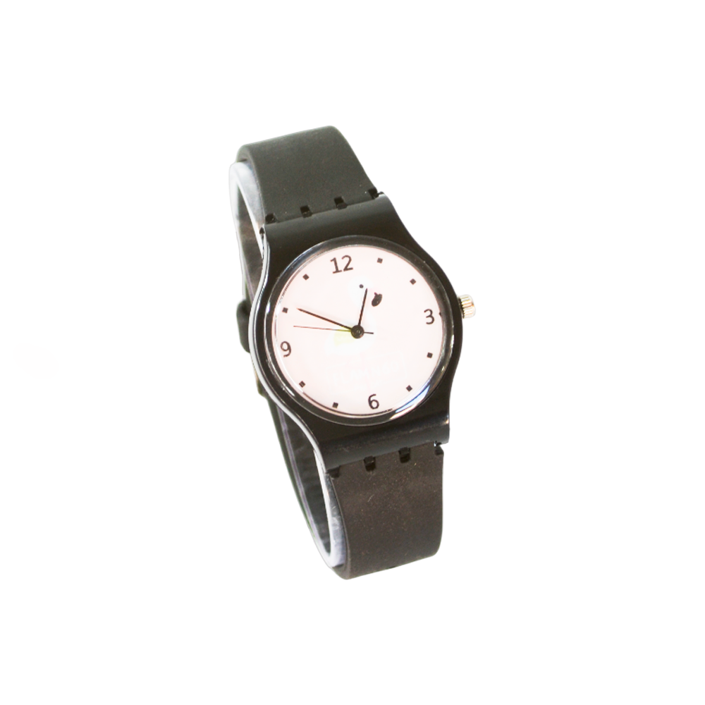 RELOJ MALLA TRANSPARENTE