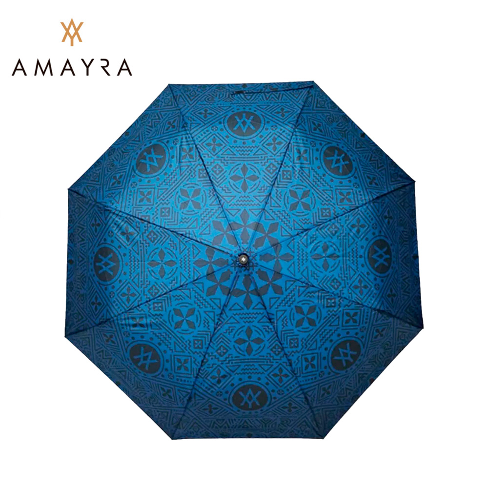 PARAGUAS AMAYRA AUTOMATICO CON DIBUJOS EN EL BORDE 21.5"