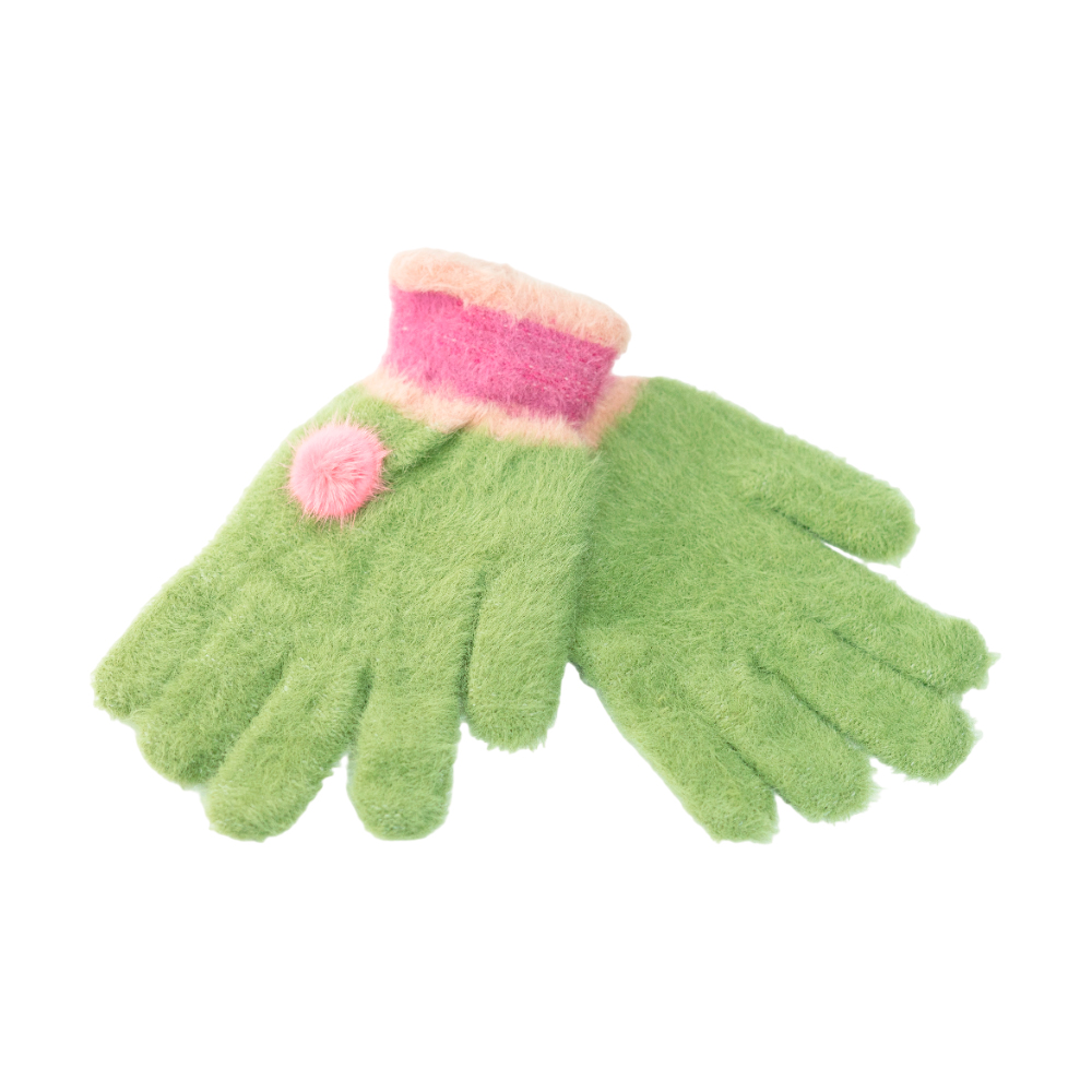 GUANTES CON POMPON