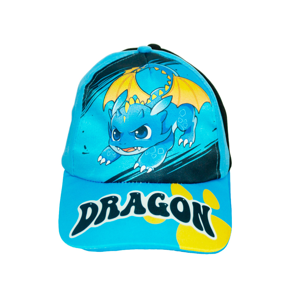 GORRA DE NIÑO CAMIONETA Y DINOSAURIO