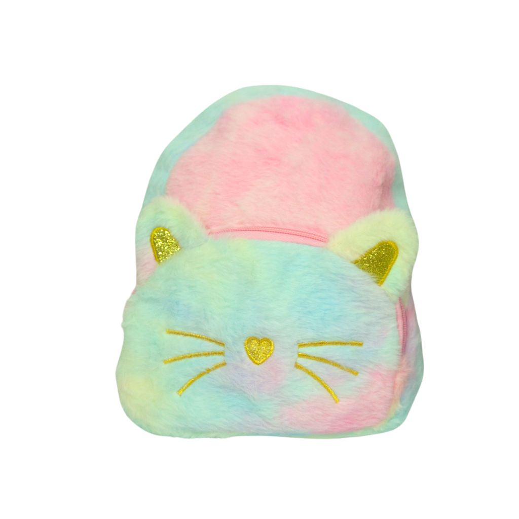 MOCHILA INFANTIL GATITO PELUCHE