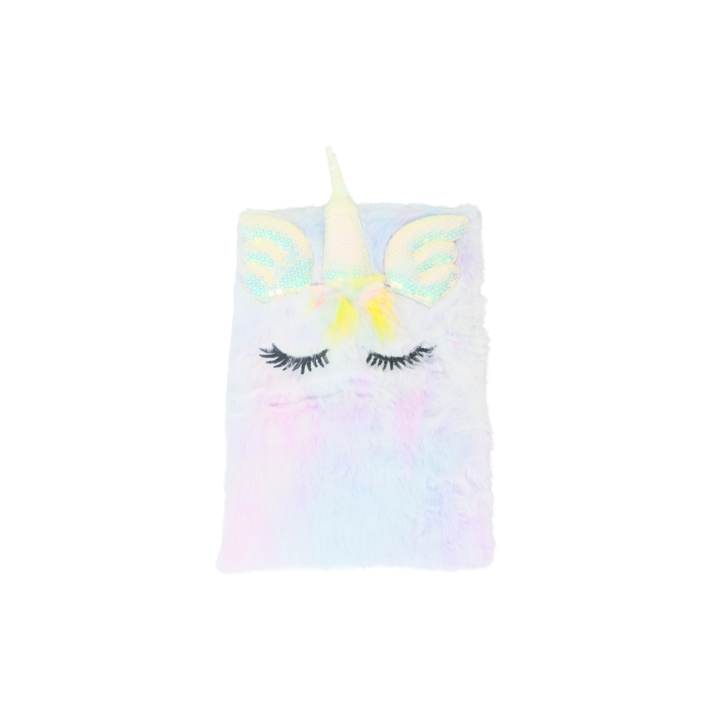 CUADERNO PELUCHE UNICORNIO