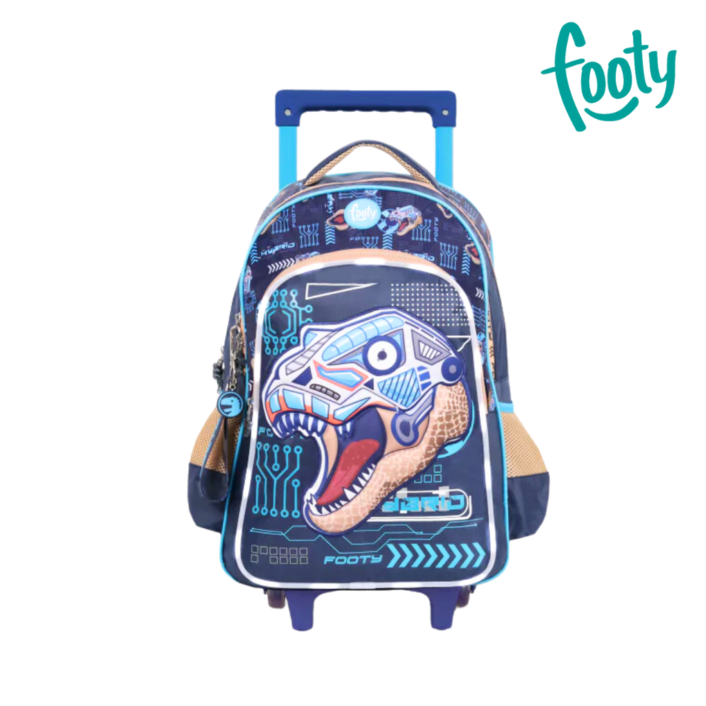 MOCHILA CARRO 18" DINO ROBOT