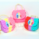 CARTERA POP IT COLORES CON CADENA DORADA