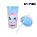 VASO 450 ML CHIMOLA CON BOMBILLA BUNNY
