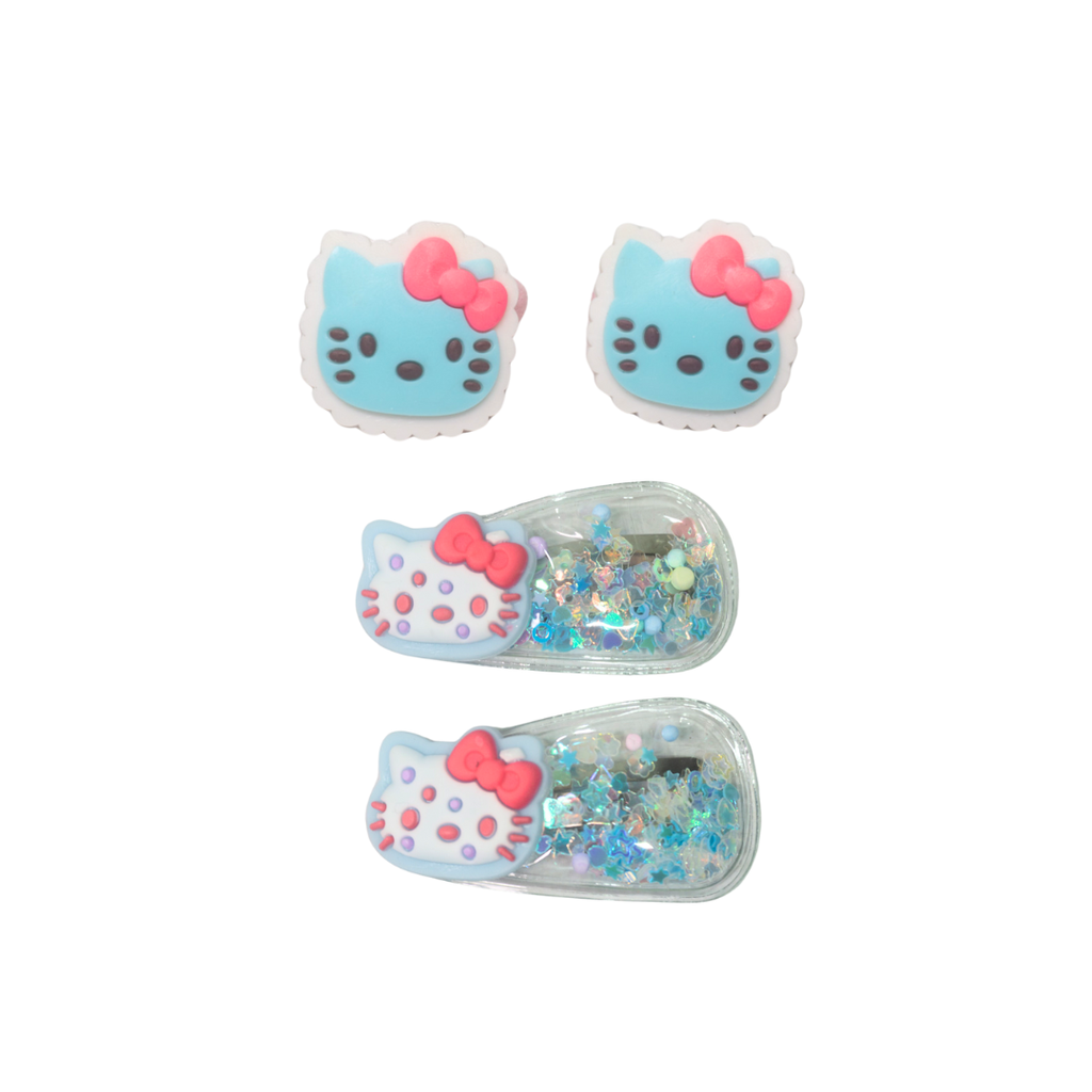 SET DE ACCESORIOS PARA PELO KITTY