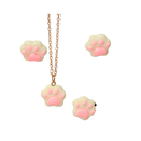 COLLAR CON DIJES ANIMADOS + ARITOS