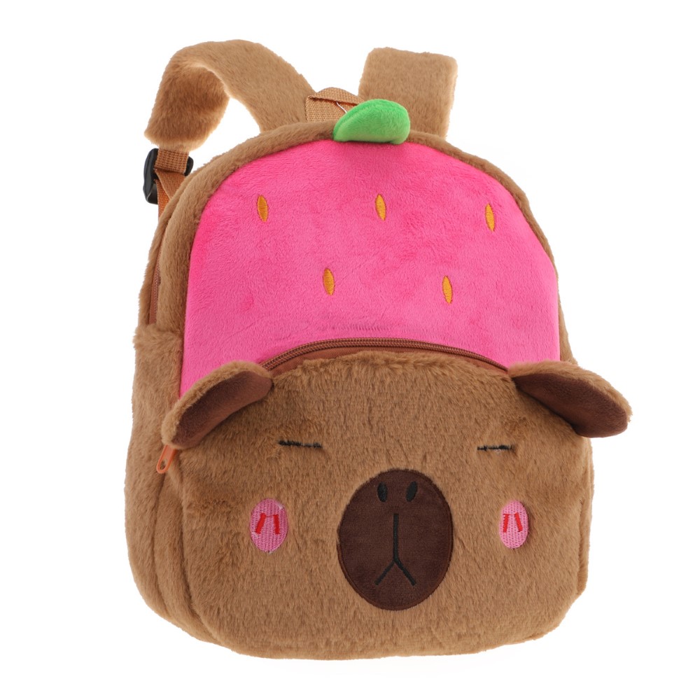 MOCHILA PELUCHE CAPIBARA