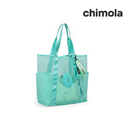 BOLSO DE PLAYA CON APLIQUE CHIMOLA