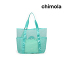 BOLSO DE PLAYA CON APLIQUE CHIMOLA