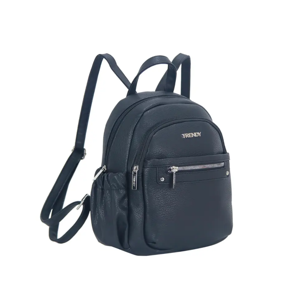 MOCHILA CON APLIQUE FRONTAL TRENDY