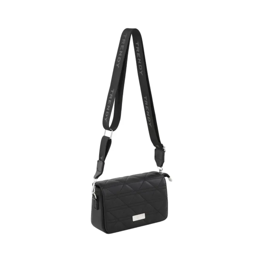 CARTERA CON APLIQUE FRONTAL TRENDY