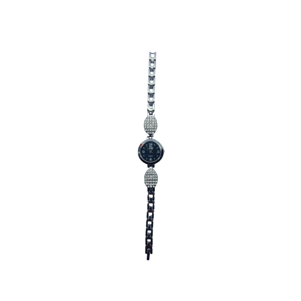 RELOJ CON MALLA METALICA + STRASS