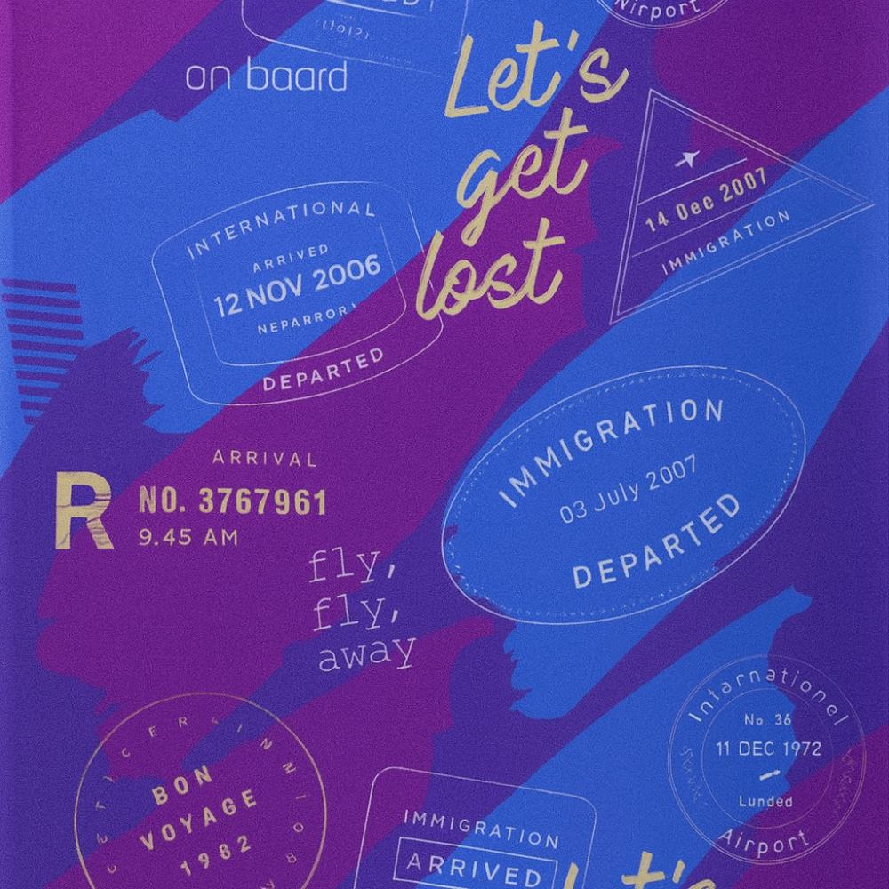 CUBRE VALIJA ESTAMPADA MEDIANA