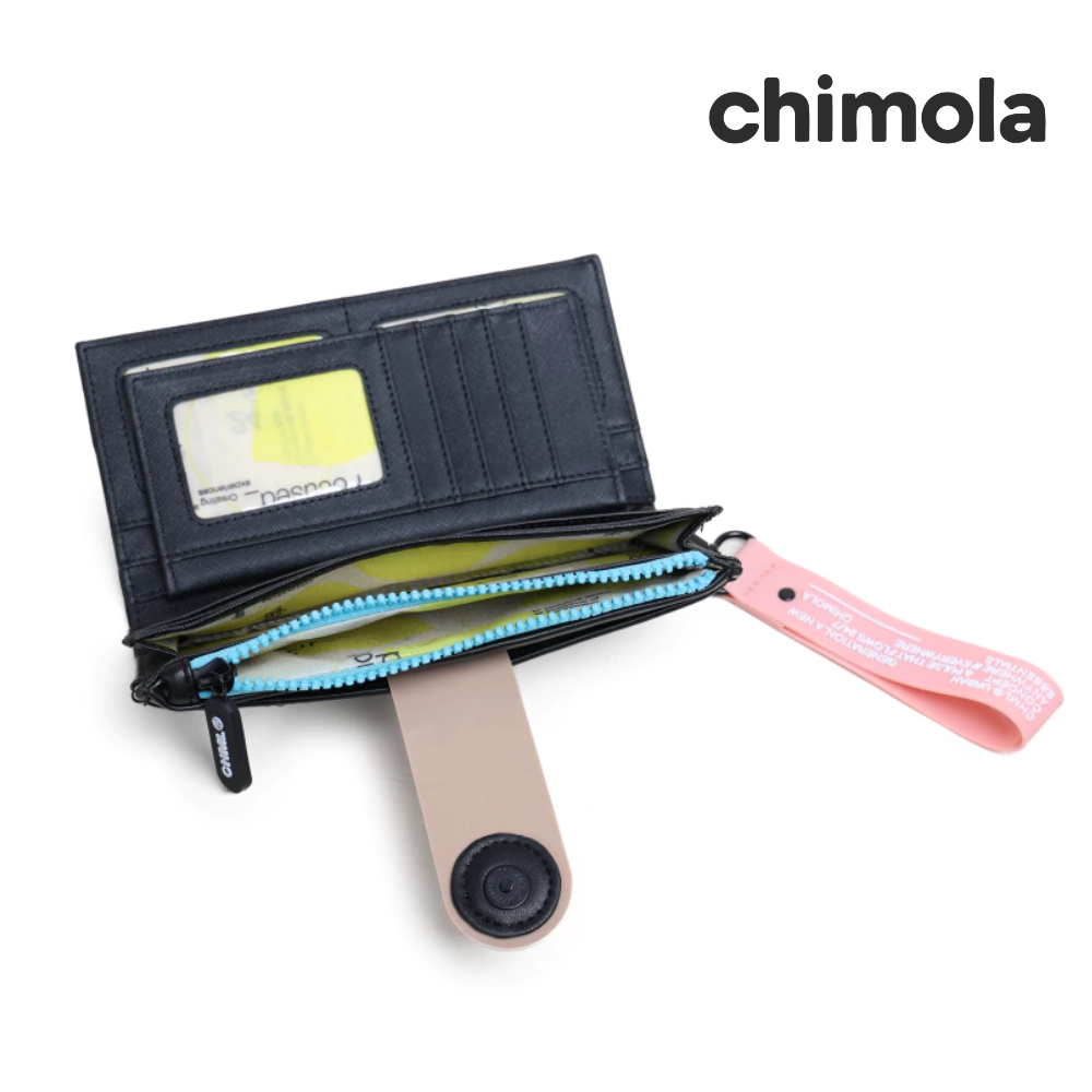 BILLETERA CON LLAVERO CHARM CHIMOLA