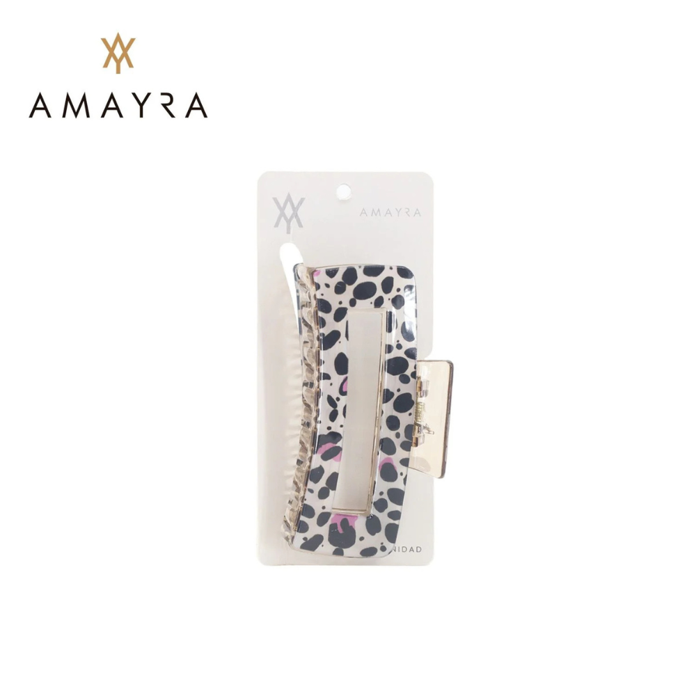 BROCHE PINZA ANIMAL PRINT AMAYRA