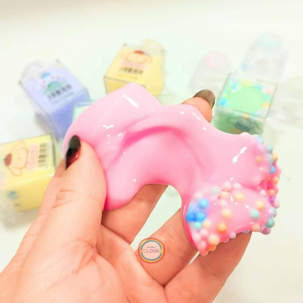 SLIME CON CRUNCHY  EN FRASCO