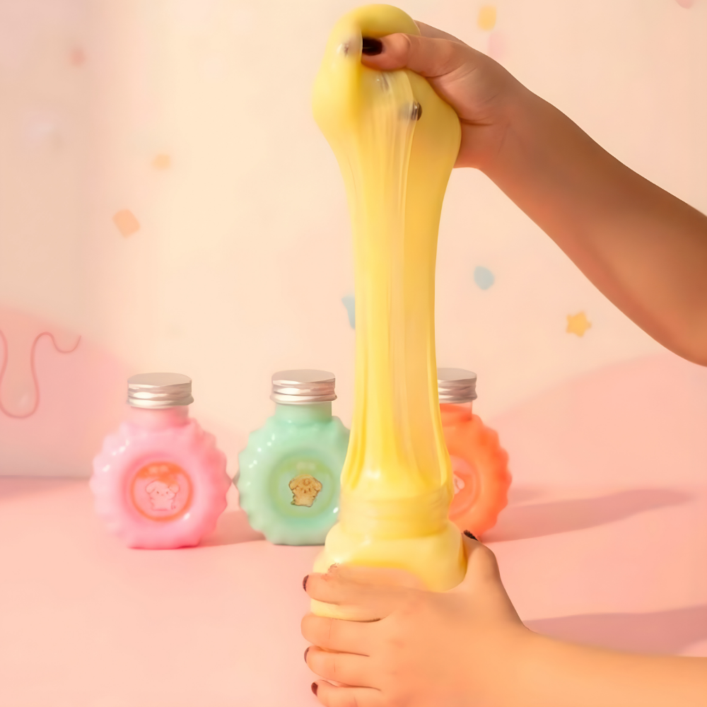 SLIME PERRITOS EN FRASCO CON AROMA
