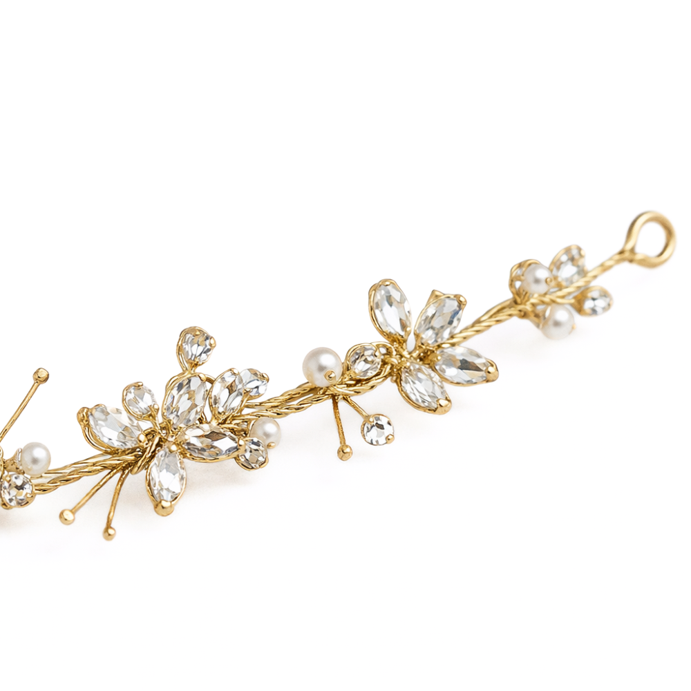 TOCADO STRASS MARIPOSA PARA PEINADO