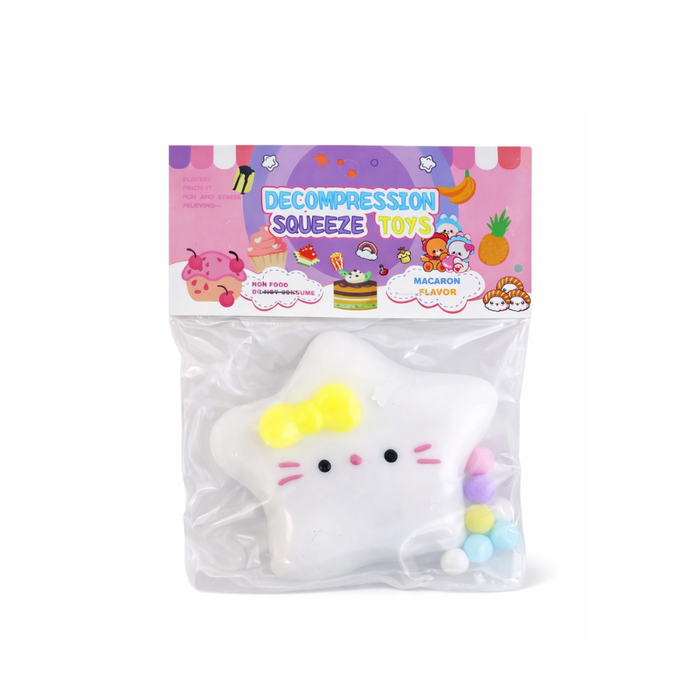 SQUISHY ANIMALES CON POMPONES