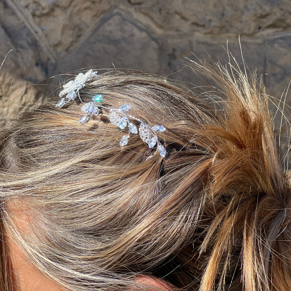 TOCADO STRASS MARIPOSA PARA PEINADO