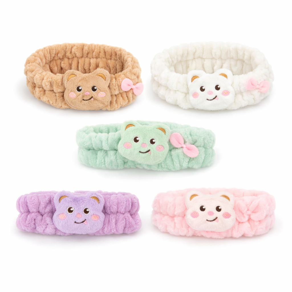 VINCHA SKINCARE  KAWAII CON PELUCHE