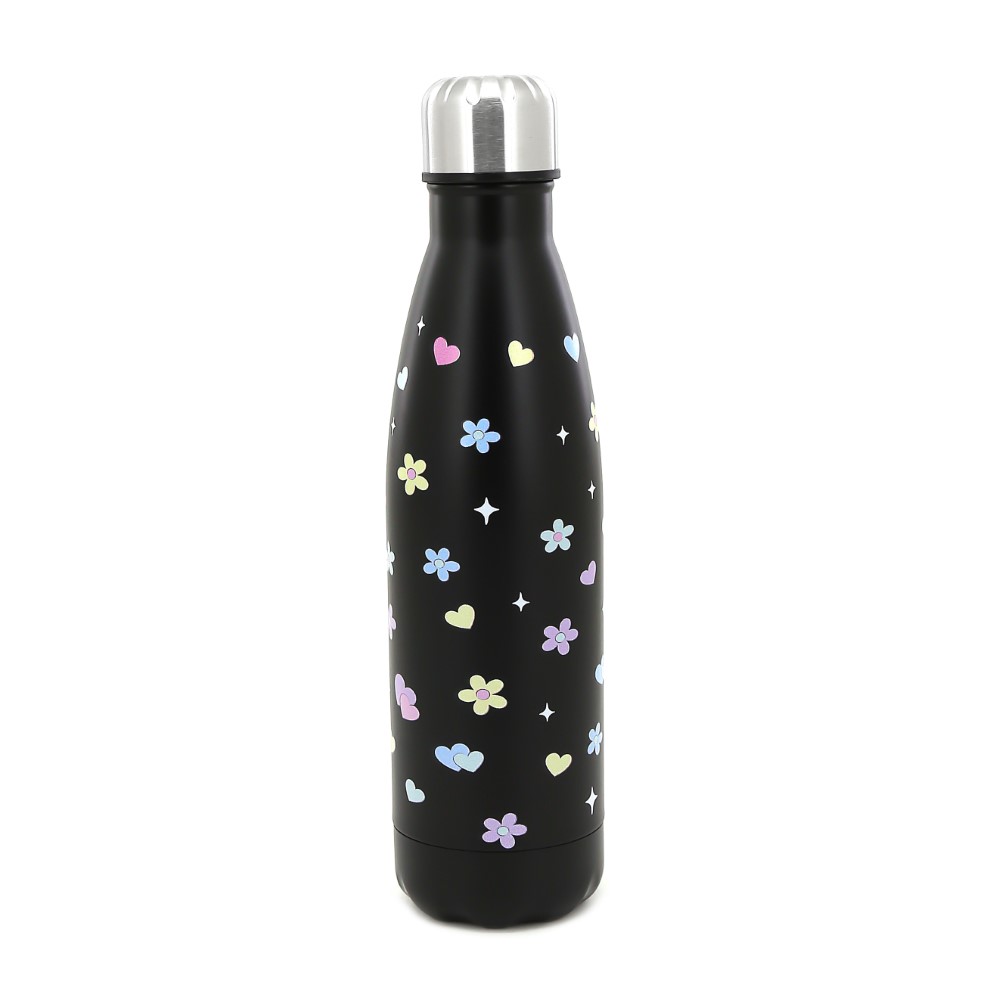 BOTELLA TERMICA CON APLIQUES TRENDY