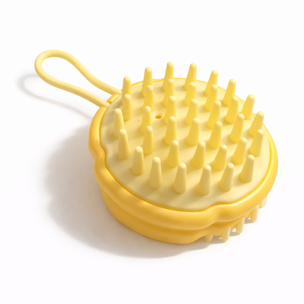 CEPILLO MASAJEADOR MINI DISEÑO FLOR