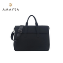 CARTERA CON SOLAPA Y APLIQUE AMAYRA