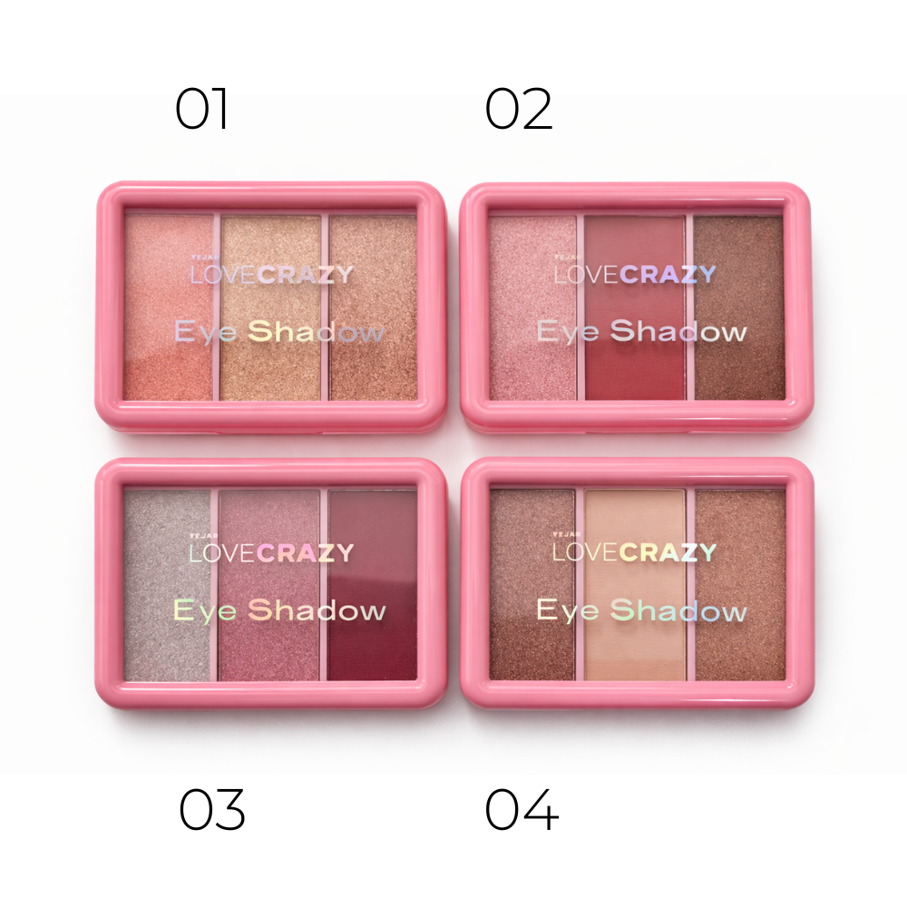 SOMBRA PARA OJOS 3 COLORES LOVE CRAZY