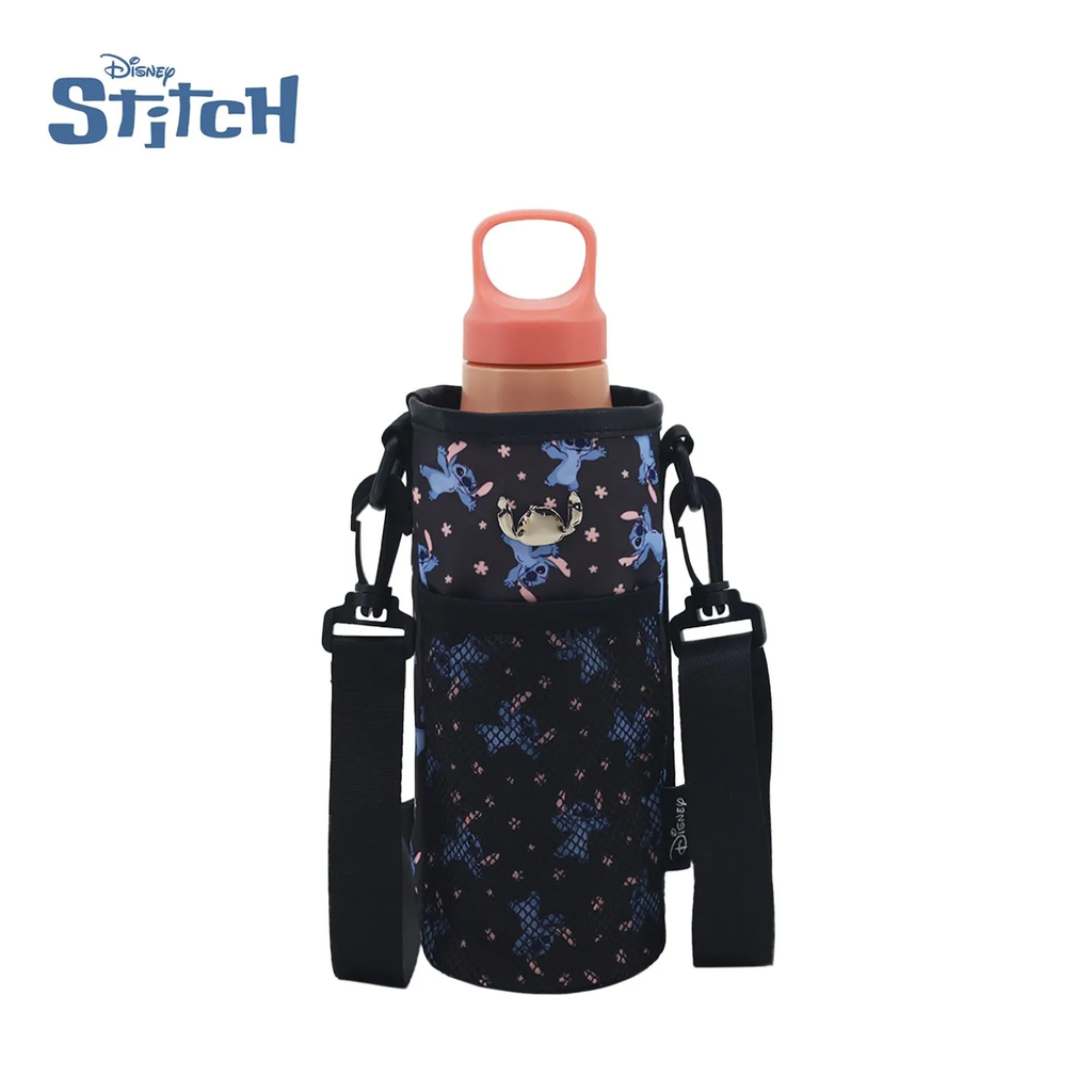 MOCHILA Y PORTA BOTELLA DISNEY STITCH